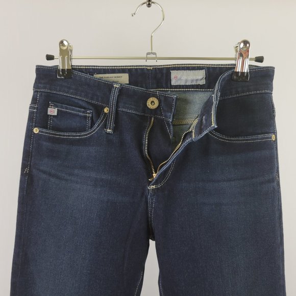 AG Farrah Contour 360 High Rise Skinny Jean, Dark Wash MINT - Picture 10 of 13